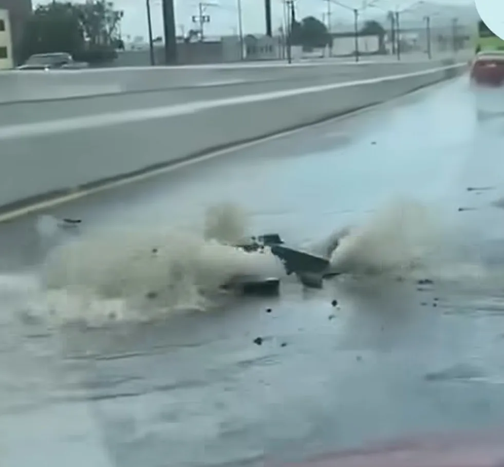 Reportan imperfección en nuevo desnivel del Circuito Potosí.